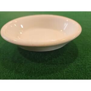 Mayer China Early Oval Soap Dish Vintage White Ironstone Restaurant Ware